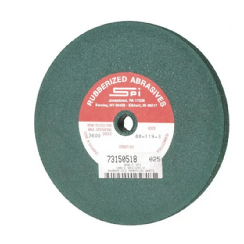 Made in USA 6 Diam x 1/2 Hole x 1/2 Thick, 46 Grit Surface Grinding Wheel Aluminum Oxide/Silicon Carbide Blend, Coars...