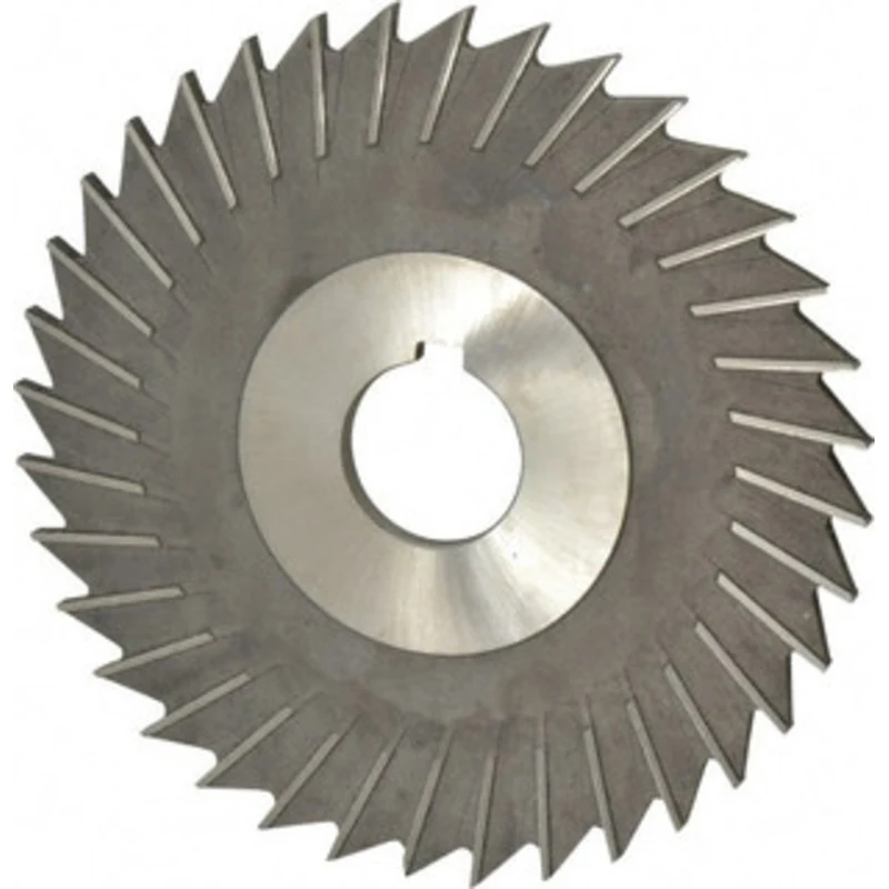 Made in USA 6 Diam x 3/16 Thick Straight Tooth Side Chip Saw 1-1/4 Arbor Hole Diam, High Speed Steel, Uncoated, 48 Te...