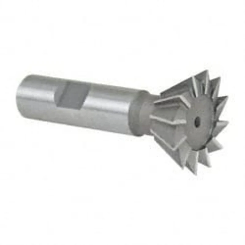 Made in USA 60 1-3/8 Cut Diam, 9/16 Cut Width, Cobalt Dovetail Cutter Uncoated, 5/8 Shank Diam, 2-7/8 OAL, 12 Teeth, ...