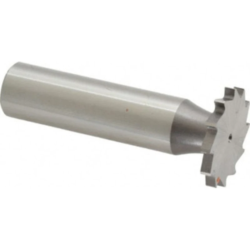 Made in USA 7/8 Cut Diam, 3/32 Cut Width, 1/2 Shank, Straight-Tooth Woodruff Keyseat Cutter High Speed Steel, Uncoate...