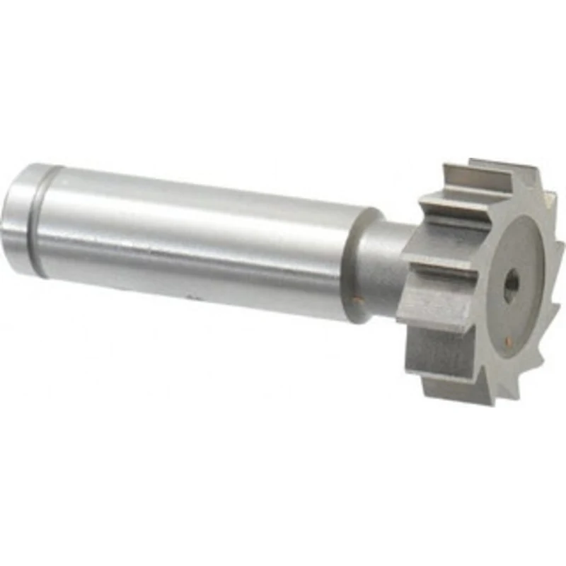 Made in USA ANSI 1008 (Old Std # B) 1 Cut Diam, 5/16 Cut Width, 1/2 Shank, Straight-Tooth Woodruff Keyseat Cutter Cob...