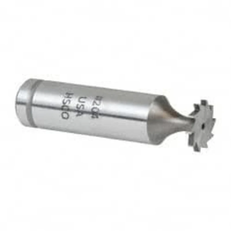 Made in USA ANSI 204 (Old Std # 1) 1/2 Cut Diam, 1/16 Cut Width, 1/2 Shank, Straight-Tooth Woodruff Keyseat Cutter Co...