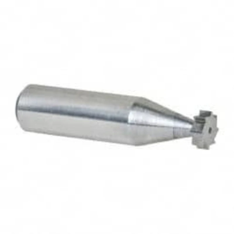 Made in USA ANSI 403 (Old Std # 213) 3/8 Cut Diam, 1/8 Cut Width, 1/2 Shank, Straight-Tooth Woodruff Keyseat Cutter S...