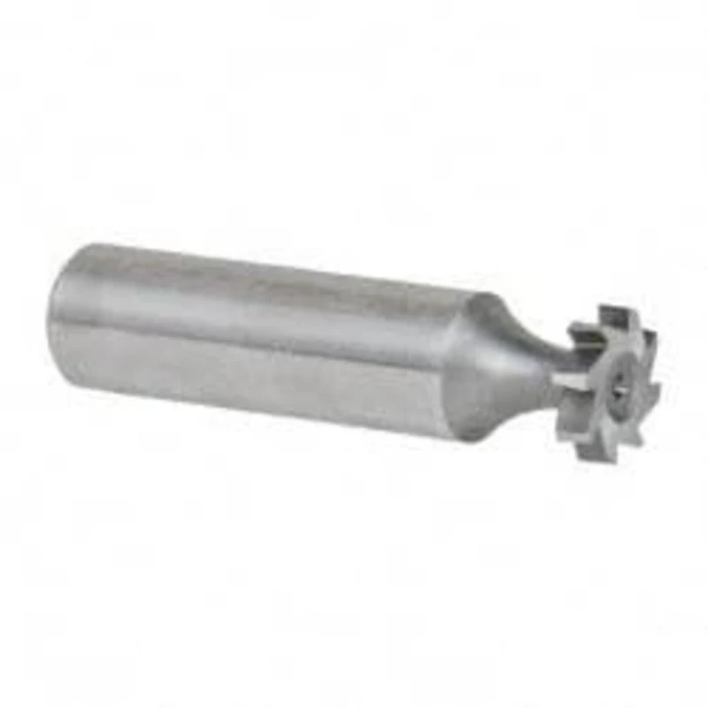 Made in USA ANSI 404 (Old Std # 3) 1/2 Cut Diam, 1/8 Cut Width, 1/2 Shank, Staggered-Tooth Woodruff Keyseat Cutter Hi...