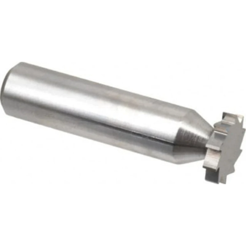 Made in USA ANSI 405 (Old Std # 5) 5/8 Cut Diam, 1/8 Cut Width, 1/2 Shank, Straight-Tooth Woodruff Keyseat Cutter Sol...