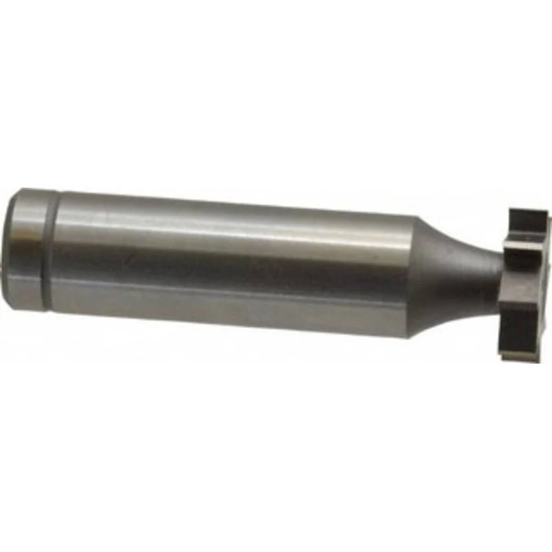 Made in USA ANSI 505 (Old Std # 6) 5/8 Cut Diam, 5/32 Cut Width, 1/2 Shank, Straight-Tooth Woodruff Keyseat Cutter Co...