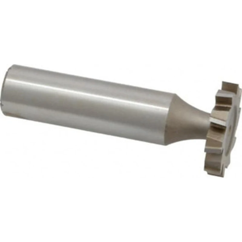 Made in USA ANSI 507 (Old Std # 10) 7/8 Cut Diam, 5/32 Cut Width, 1/2 Shank, Staggered-Tooth Woodruff Keyseat Cutter ...