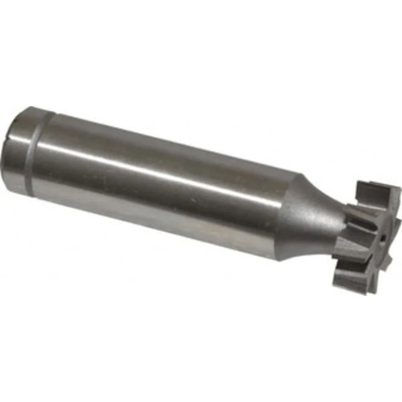 Made in USA ANSI 605 (Old Std # 61) 5/8 Cut Diam, 3/16 Cut Width, 1/2 Shank, Staggered-Tooth Woodruff Keyseat Cutter ...