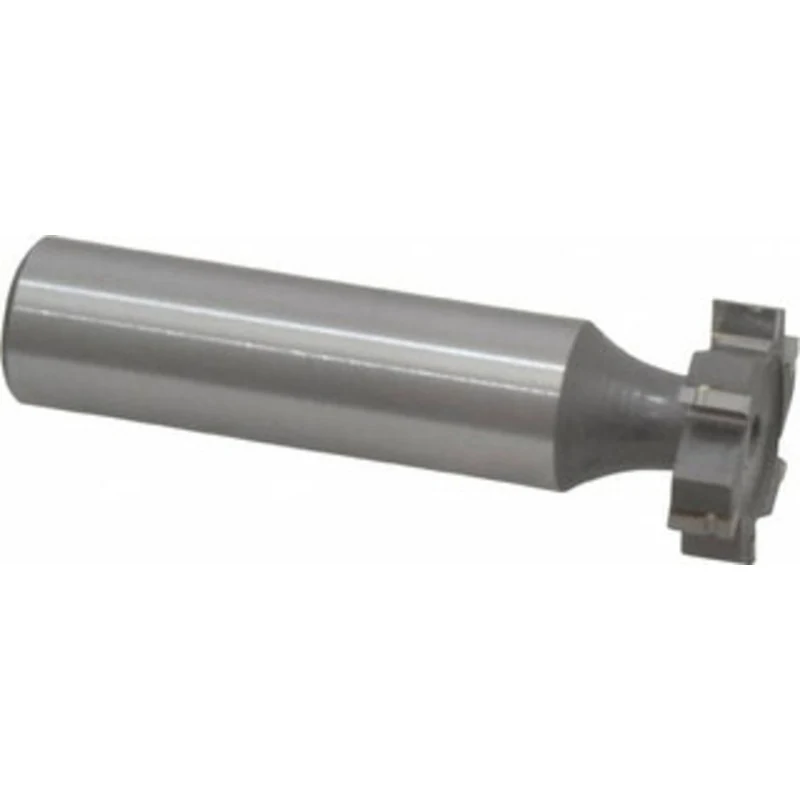Made in USA ANSI 606 (Old Std # 9) 3/4 Cut Diam, 3/16 Cut Width, 1/2 Shank, Straight-Tooth Woodruff Keyseat Cutter Ca...