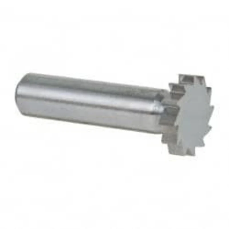 Made in USA ANSI 607 (Old Std # 11) 7/8 Cut Diam, 3/16 Cut Width, 1/2 Shank, Straight-Tooth Woodruff Keyseat Cutter S...
