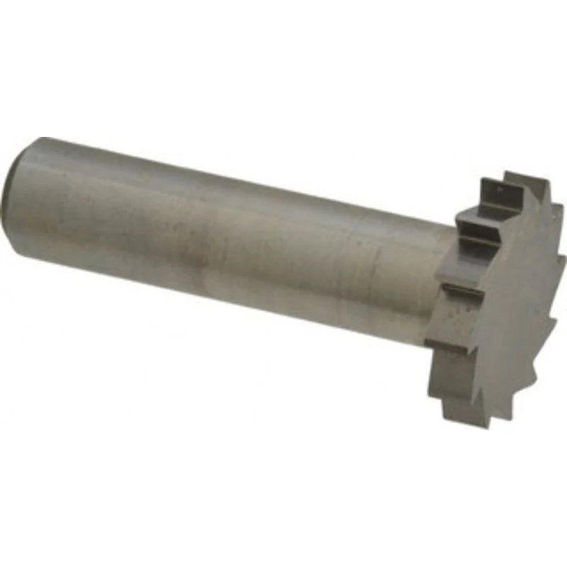 Made in USA ANSI 608 (Old Std # 13) 1 Cut Diam, 3/16 Cut Width, 1/2 Shank, Straight-Tooth Woodruff Keyseat Cutter Sol...