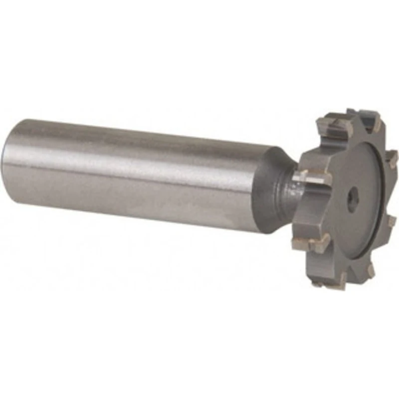 Made in USA ANSI 608 (Old Std # 13) 1 Cut Diam, 3/16 Cut Width, 1/2 Shank, Straight-Tooth Woodruff Keyseat Cutter Car...
