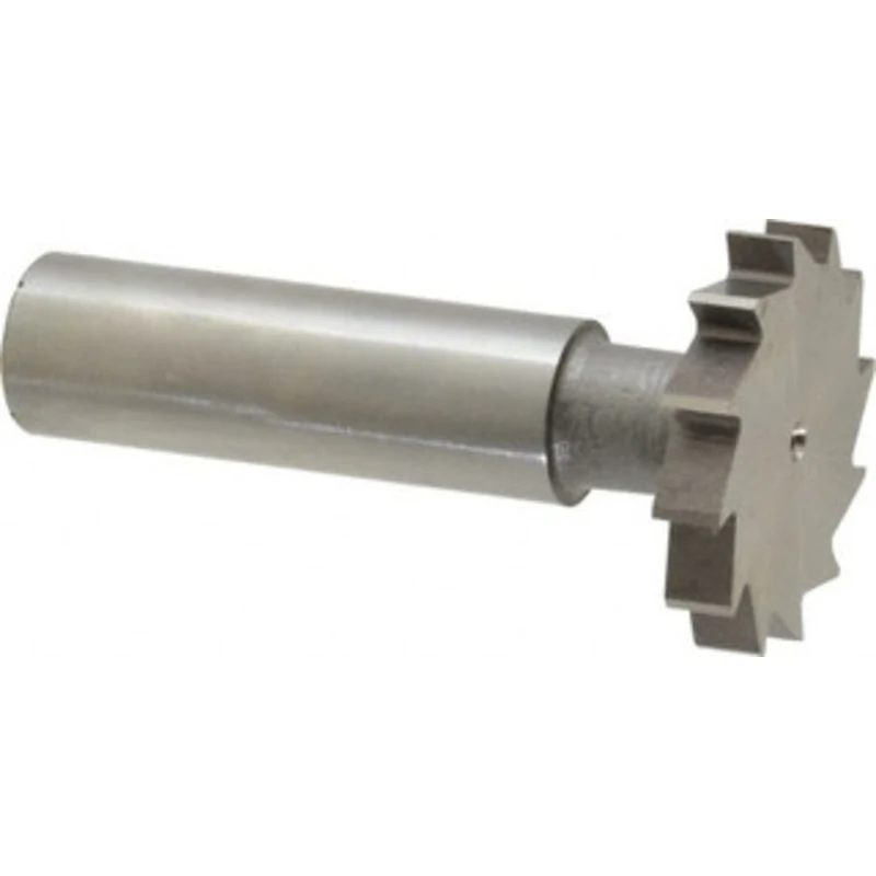 Made in USA ANSI 609 (Old Std # 16) 1-1/8 Cut Diam, 3/16 Cut Width, 1/2 Shank, Straight-Tooth Woodruff Keyseat Cutter...