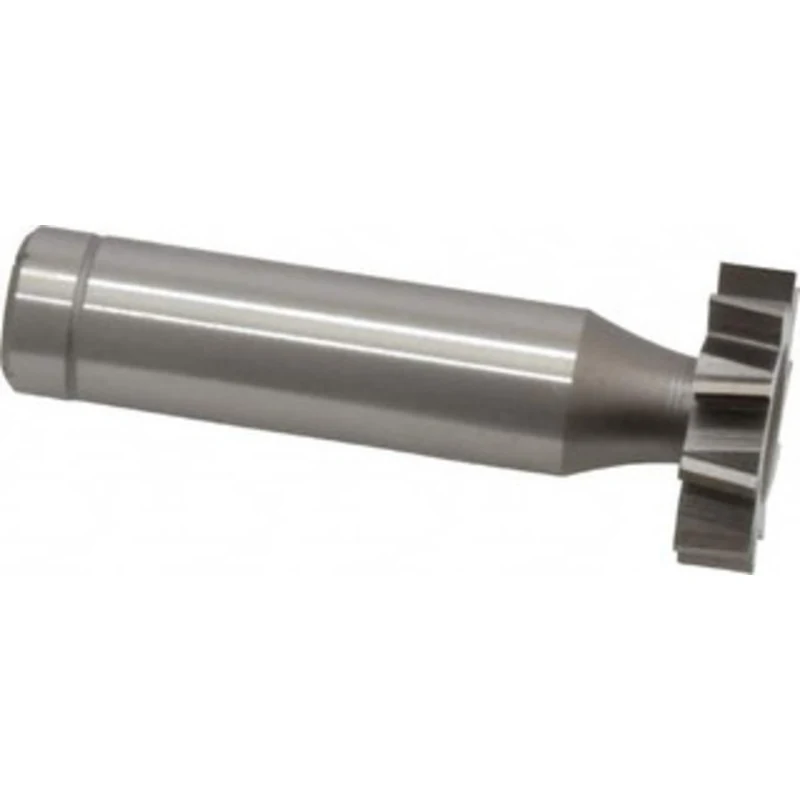 Made in USA ANSI 707 (Old Std # 12) 7/8 Cut Diam, 7/32 Cut Width, 1/2 Shank, Staggered-Tooth Woodruff Keyseat Cutter ...