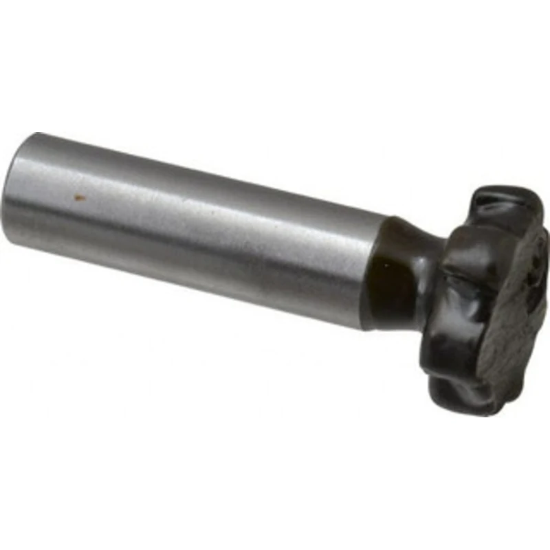 Made in USA ANSI 707 (Old Std # 12) 7/8 Cut Diam, 7/32 Cut Width, 1/2 Shank, Staggered-Tooth Woodruff Keyseat Cutter ...