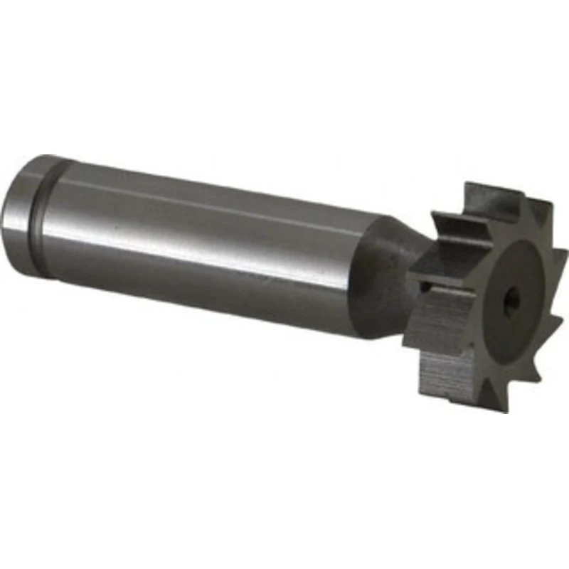 Made in USA ANSI 807 (Old Std # A) 7/8 Cut Diam, 1/4 Cut Width, 1/2 Shank, Straight-Tooth Woodruff Keyseat Cutter Cob...