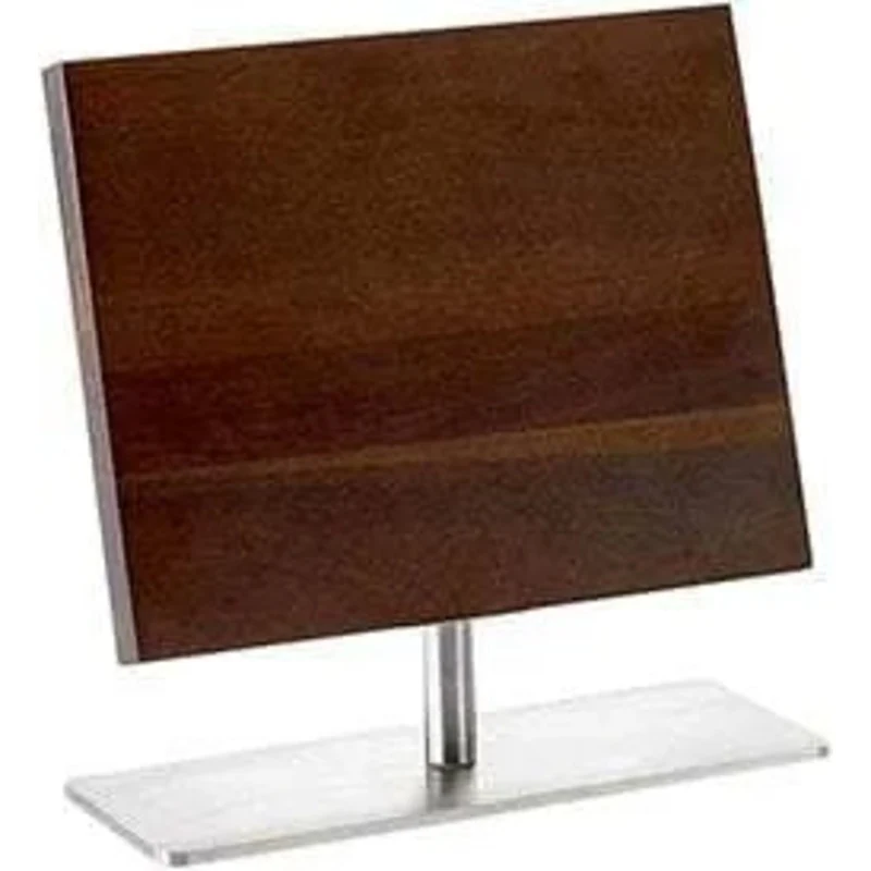 Magnetic Knife Board on Stand - Acacia Wood and Stainless Steel