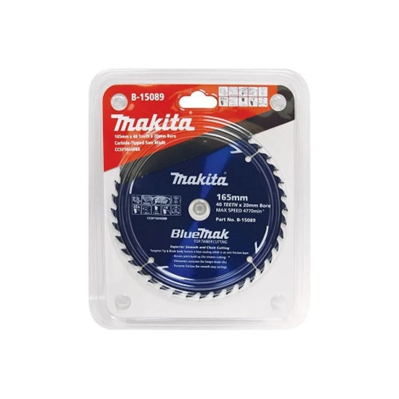 Makita Bluemak Tct Blade 216mm 24T B-15291 Circular Saw Blades