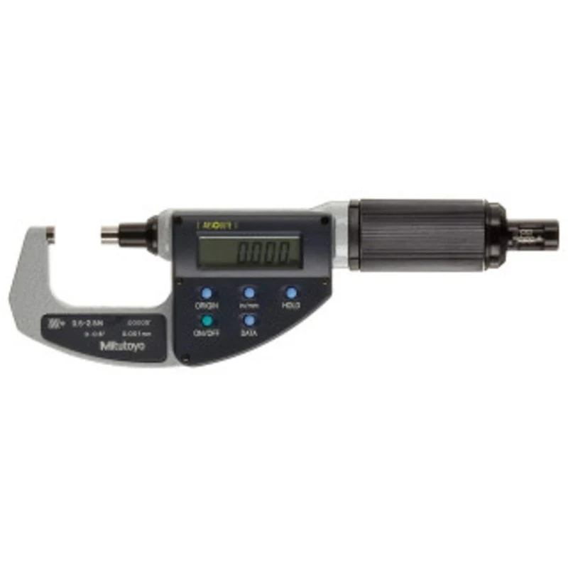 Mitutoyo ABSOLUTE Digimatic Micrometer with Adjustable Measuring Force, 0-0.6/0-15mm - 227-211