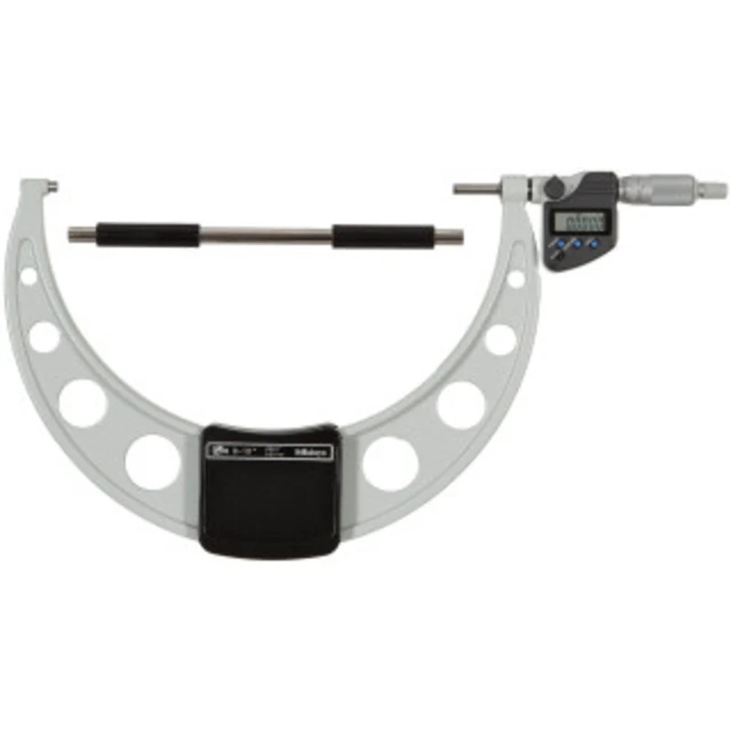 Mitutoyo Coolant Proof Micrometer, Range 10-11 w/ Ratchet Stop & SPC Output - 293-356