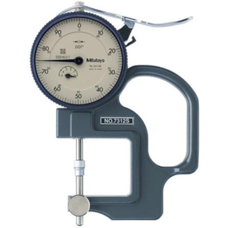 Mitutoyo Dial Thickness Gage Range 0-.4 7312S - 7312-1