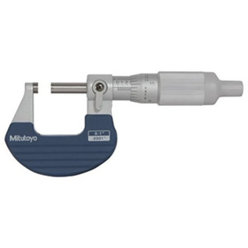Mitutoyo Ratchet Thimble Micrometer, 0-1 - 102-717