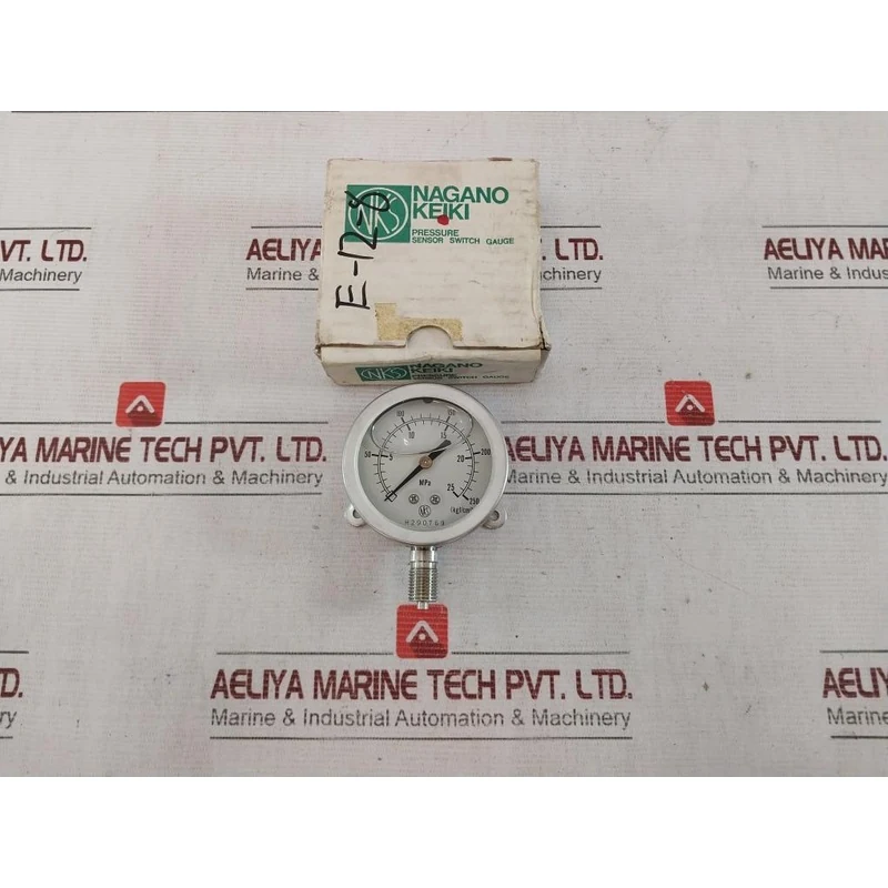 Nagano Keiki 0 To 25 Mpa Pressure Gauge Bu 1/4 60X25 Mpkf 0-250 (Kgf/Cm2)