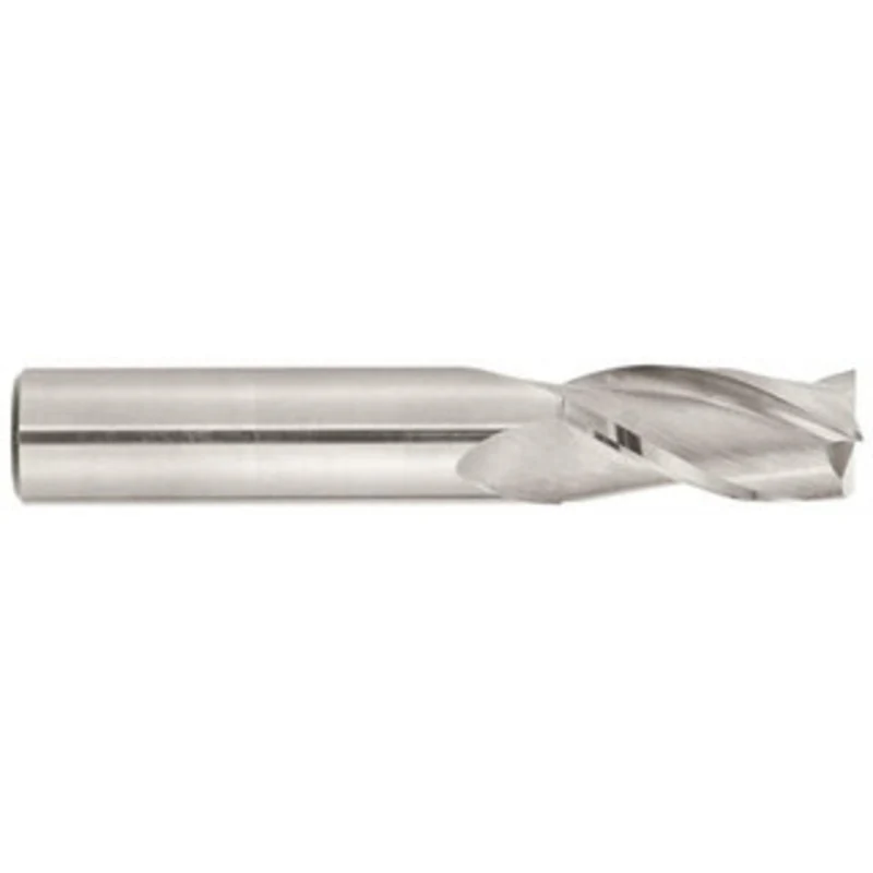 Niagara Cutter 1, 1-1/2 LOC, 1 Shank Diam, 4 OAL, 3 Flute, Solid Carbide Square End Mill Single End, TiAlN Finish, Sp...