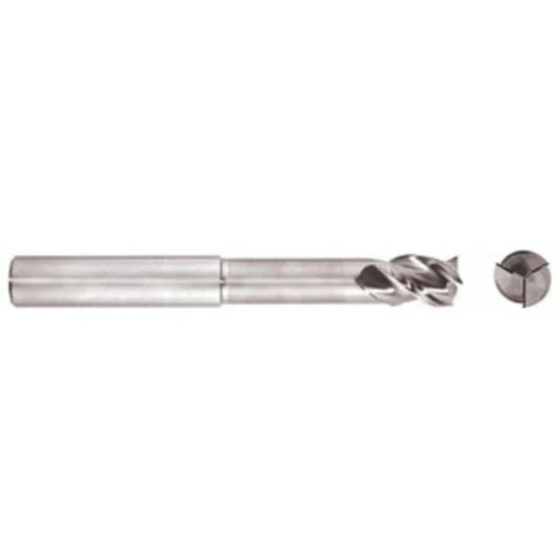 Niagara Cutter 1, 1-1/4 LOC, 1 Shank Diam, 6 OAL, 3 Flute, Solid Carbide Square End Mill Single End, Uncoated, Spiral...