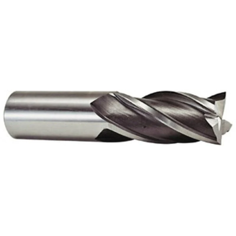Niagara Cutter 1-1/4, 2 LOC, 1-1/4 Shank Diam, 4-1/2 OAL, 6 Flute, Cobalt Square End Mill Single End, Uncoated, Spira...