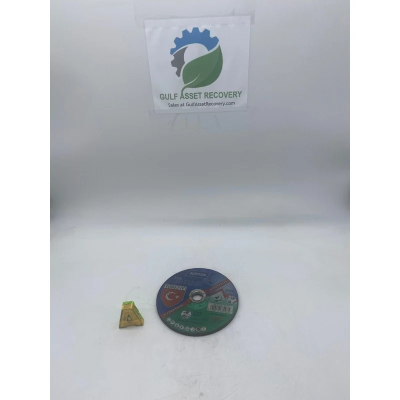 Norton 12413 A3OS-BF27 Grinding Wheel, 180x8.0x22.23, Steel, *Lot of (9)* (No Box)
