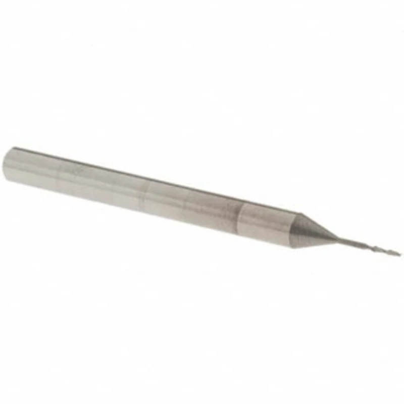 OSG 0.51mm, 0.063 LOC, 1/8 Shank Diam, 1-1/2 OAL, 2 Flute, Solid Carbide Square End Mill Single End, Uncoated, Spiral...