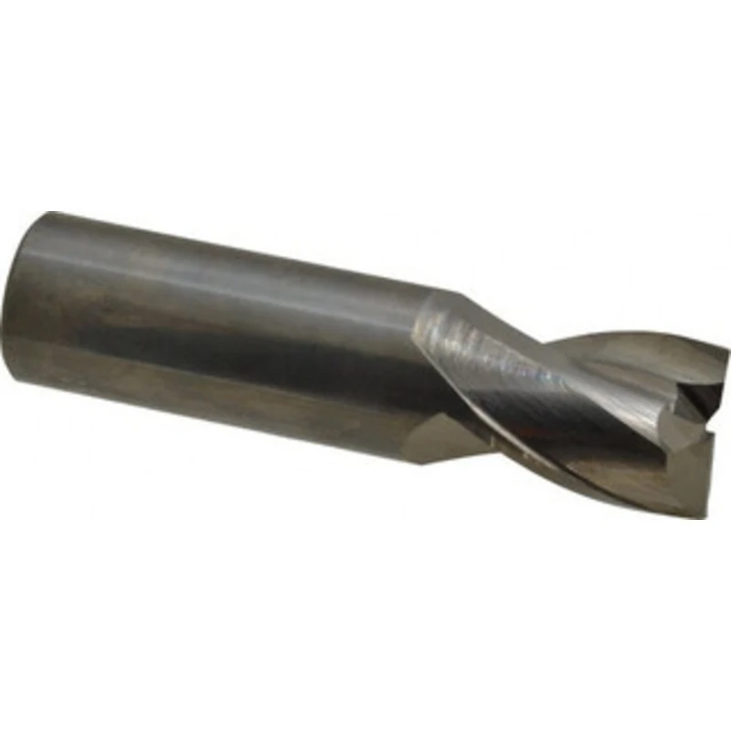 OSG 1, 1-1/4 LOC, 1 Shank Diam, 4 OAL, 2 Flute, Solid Carbide Square End Mill Single End, Uncoated, Spiral Flute, 30 ...