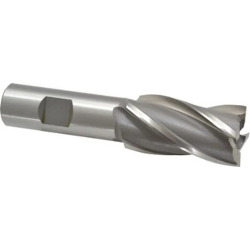 OSG 1, 1-7/8 LOC, 3/4 Shank Diam, 4-1/8 OAL, 4 Flute, Cobalt Square End Mill Single End, Uncoated, Spiral Flute, 30 H...