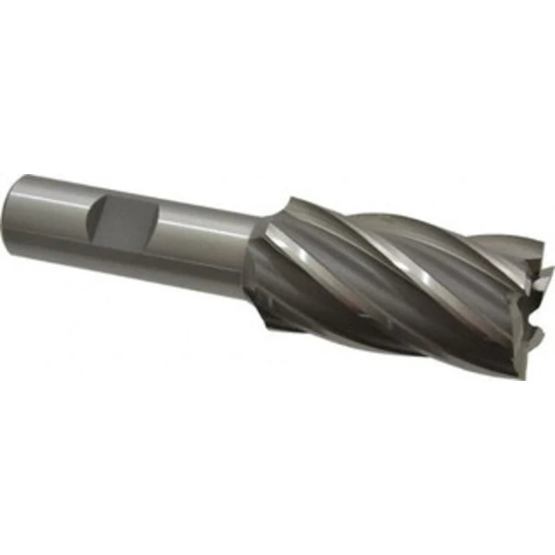OSG 1, 1-7/8 LOC, 5/8 Shank Diam, 4 OAL, 6 Flute, Cobalt Square End Mill Single End, Uncoated, Spiral Flute, 30 Helix...