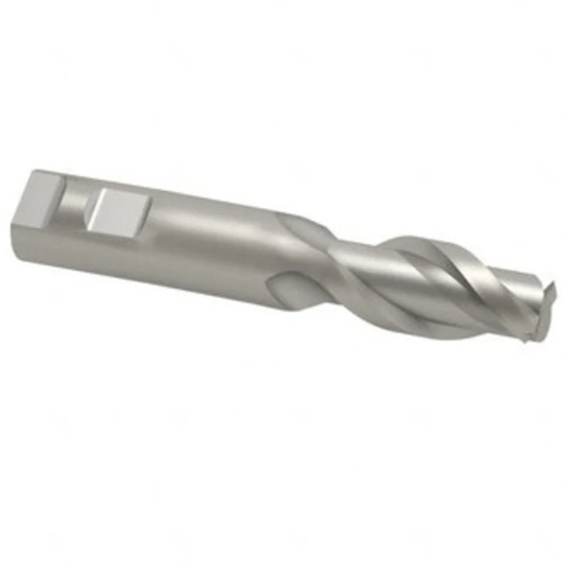 OSG 1, 2 LOC, 1 Shank Diam, 4-1/2 OAL, 2 Flute, Cobalt Square End Mill Single End, Uncoated, Spiral Flute, 45 Helix, ...