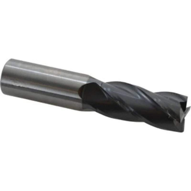 OSG 1, 2-1/4 LOC, 1 Shank Diam, 5 OAL, 4 Flute, Solid Carbide Square End Mill Single End, TiAlN Finish, Spiral Flute,...