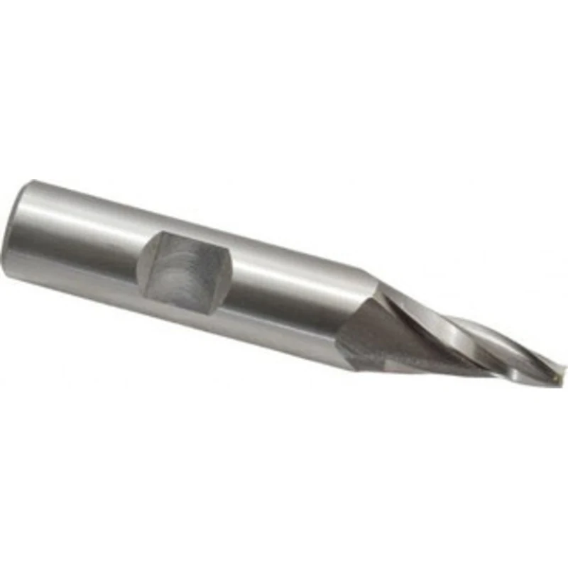 OSG 10 per Side 1/8 Small End Diam 3/4 LOC 3-Flute Cobalt Tapered Square End Mill Uncoated, 1/2 Shank Diam, 2-3/4 OAL...