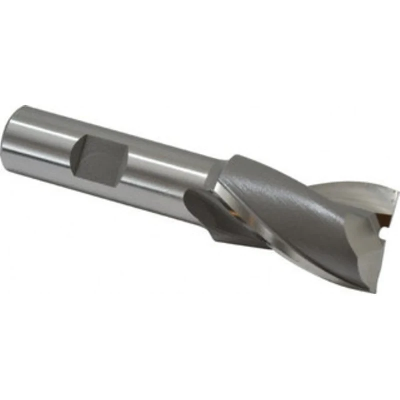 OSG 15/16, 1-1/2 LOC, 5/8 Shank Diam, 3-5/8 OAL, 2 Flute, Cobalt Square End Mill Single End, Uncoated, Spiral Flute, ...