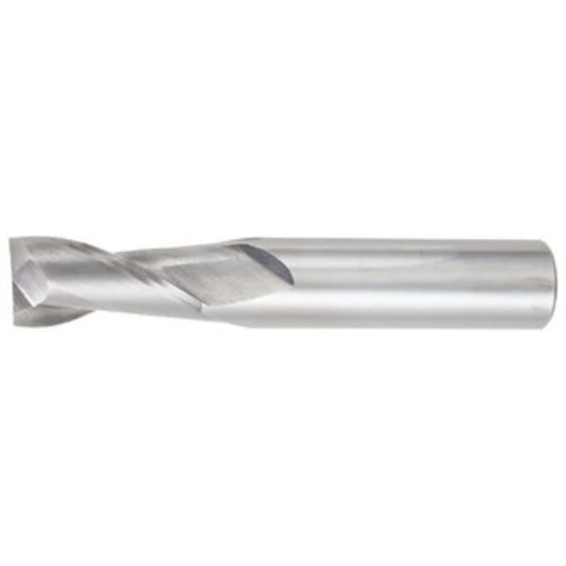 OSG 15/32, 1 LOC, 1/2 Shank Diam, 3 OAL, 2 Flute, Solid Carbide Square End Mill Single End, TiAlN Finish, Spiral Flut...