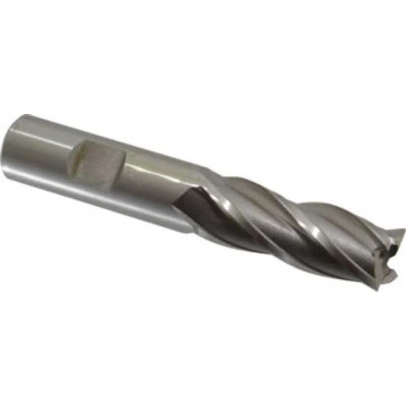 OSG 16mm, 1-5/8 LOC, 5/8 Shank Diam, 3-3/4 OAL, 4 Flute, Cobalt Square End Mill Single End, Uncoated, Spiral Flute, 3...