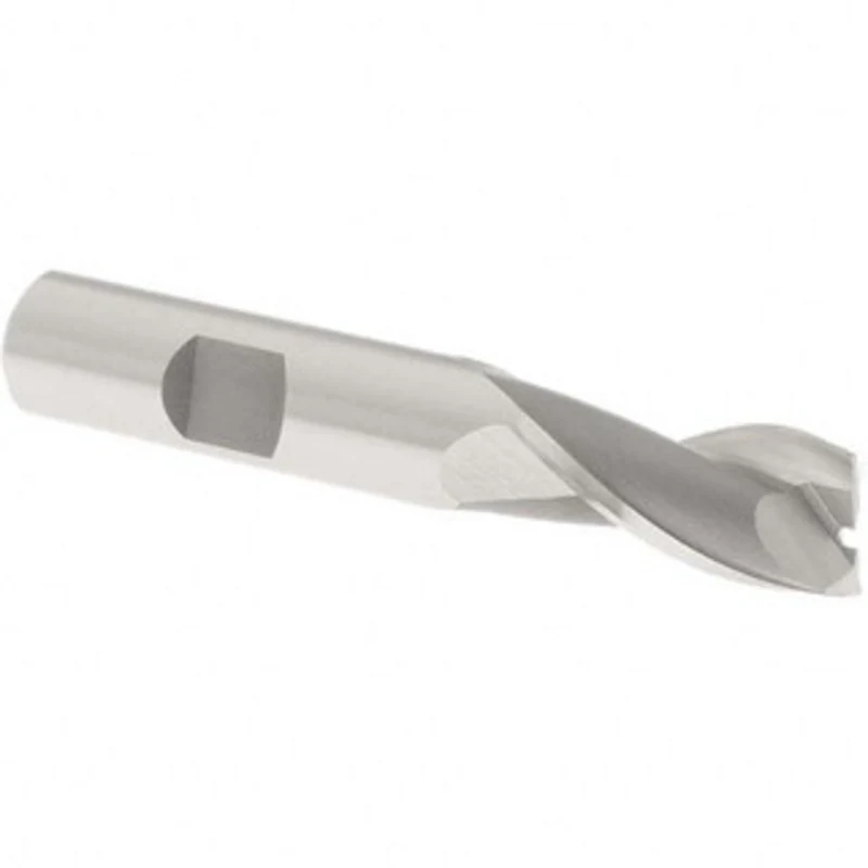 OSG 1/2, 1 LOC, 1/2 Shank Diam, 3 OAL, 2 Flute, Cobalt Square End Mill Single End, Uncoated, Spiral Flute, 30 Helix, ...