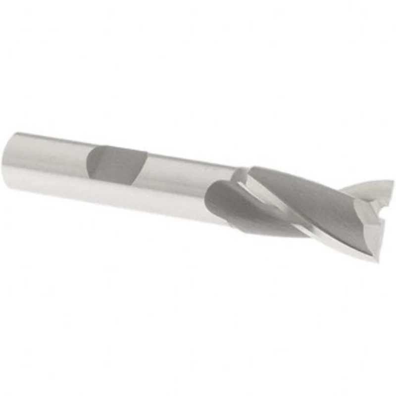 OSG 1/2, 13/16 LOC, 3/8 Shank Diam, 2-1/2 OAL, 2 Flute, Cobalt Square End Mill Single End, Uncoated, Spiral Flute, 30...
