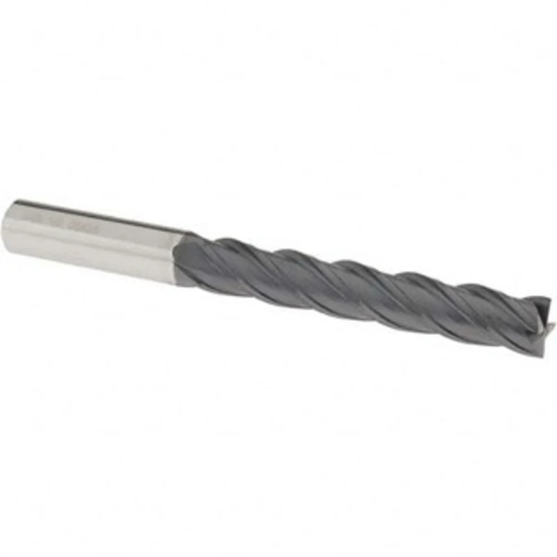 OSG 1/2, 3 LOC, 1/2 Shank Diam, 5 OAL, 4 Flute, Solid Carbide Square End Mill Single End, TiAlN Finish, Spiral Flute,...
