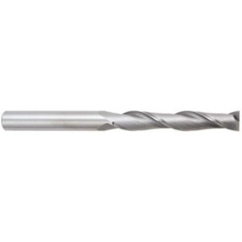 OSG 1/2, 5/8 LOC, 1/2 Shank Diam, 2-1/2 OAL, 2 Flute, Solid Carbide Square End Mill Single End, TiCN Finish, Spiral F...
