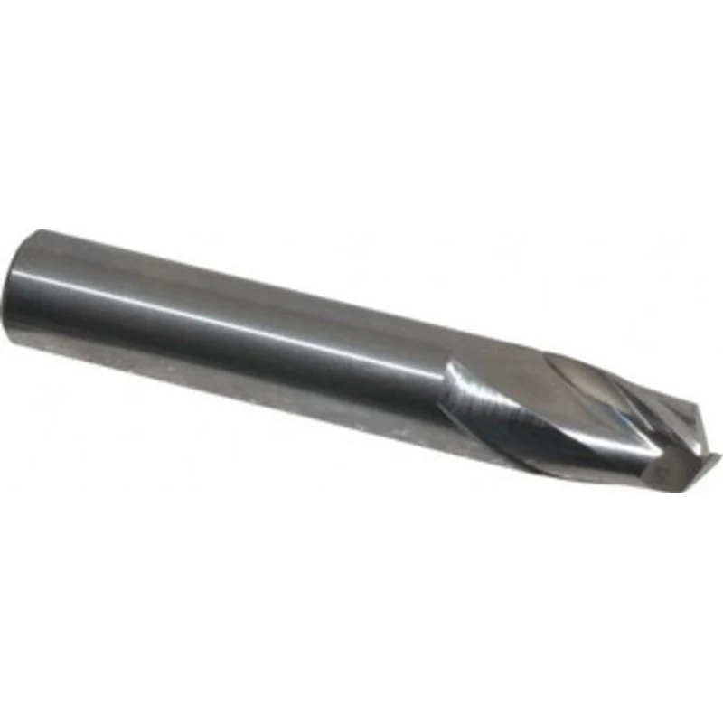 OSG 1/2, 5/8 LOC, 1/2 Shank Diam, 3 OAL, 2 Flute, Solid Carbide Square End Mill Single End, Uncoated, Spiral Flute, 3...
