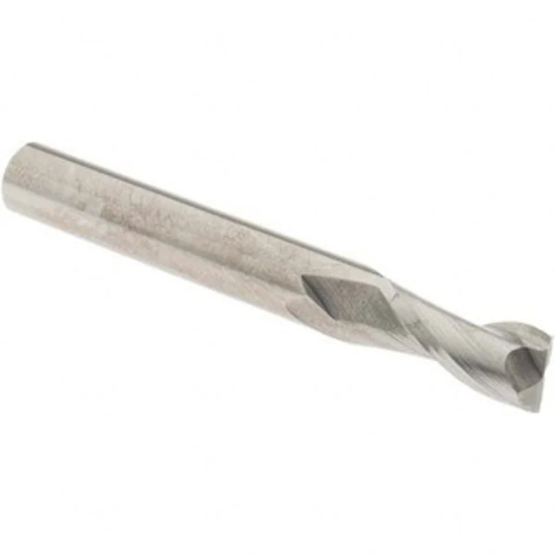 OSG 1/4, 1/2 LOC, 1/4 Shank Diam, 2 OAL, 2 Flute, Solid Carbide Square End Mill Single End, Uncoated, Spiral Flute, 3...