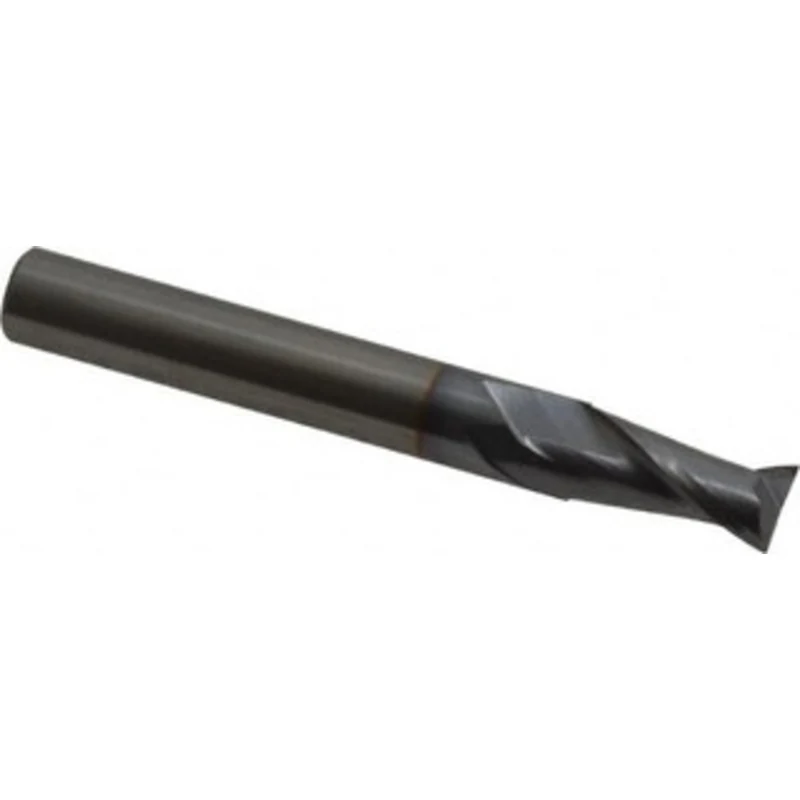 OSG 1/4, 1/2 LOC, 1/4 Shank Diam, 2 OAL, 2 Flute, Solid Carbide Square End Mill Single End, TiCN Finish, Spiral Flute...