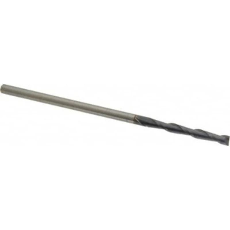 OSG 1/8, 1 LOC, 1/8 Shank Diam, 3 OAL, 2 Flute, Solid Carbide Square End Mill Single End, TiAlN Finish, Spiral Flute,...