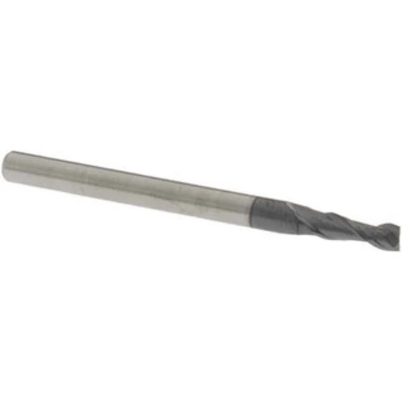 OSG 2.5mm, 8mm LOC, 3mm Shank Diam, 39mm OAL, 2 Flute, Solid Carbide Square End Mill Single End, TiAlN Finish, Spiral...